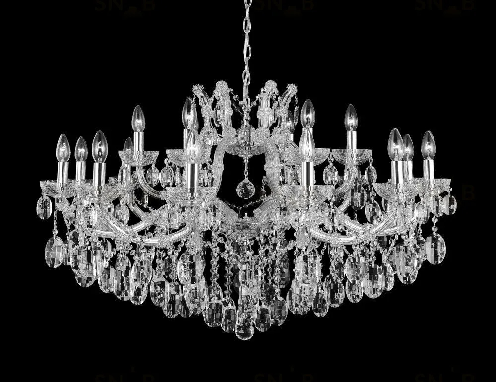 Подвесная люстра Crystal Lux Hollywood SP12+6 Chrome Hollywood SP12+6 Chrome