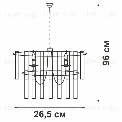 Подвесная люстра Vitaluce V5151-1/3+1 V5151-1/3+1
