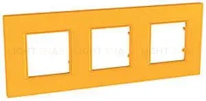 Рамка 3-постовая Schneider Electric Unica Quadro MGU4.706.28 MGU4.706.28