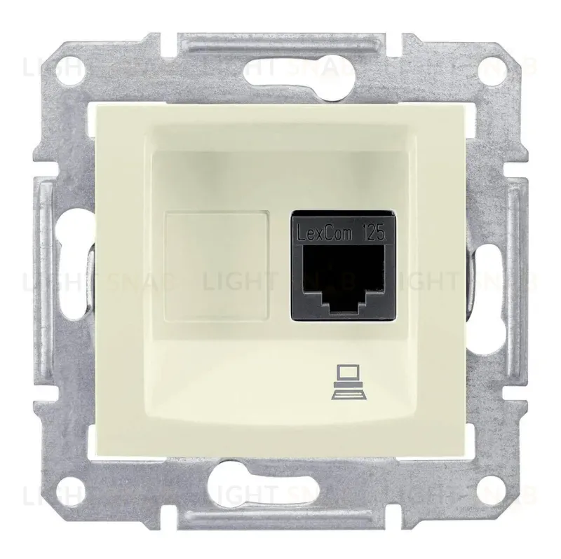 Розетка компьютерная RJ45 Schneider Electric Sedna UTP SDN4300147 SDN4300147