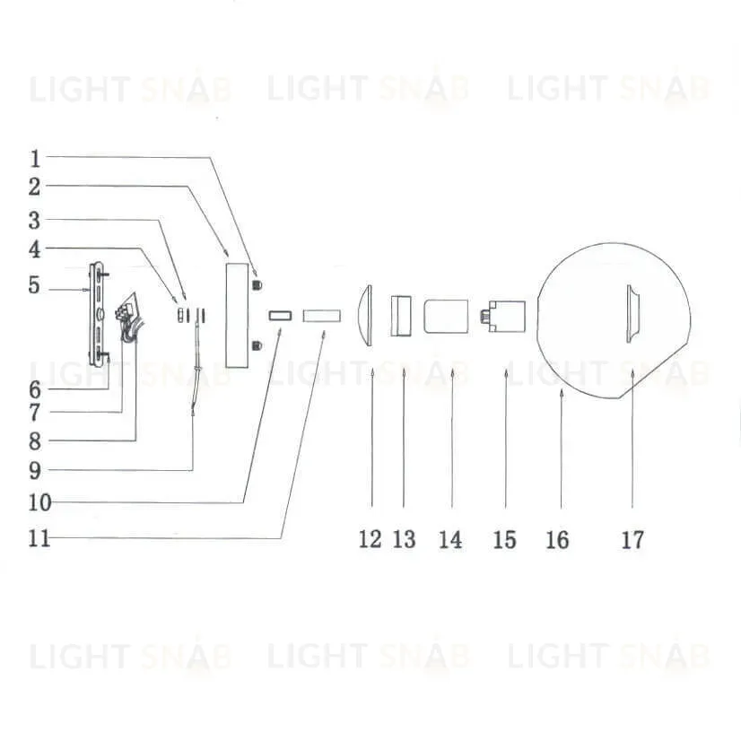 Бра Lightstar Beta 785616 785616