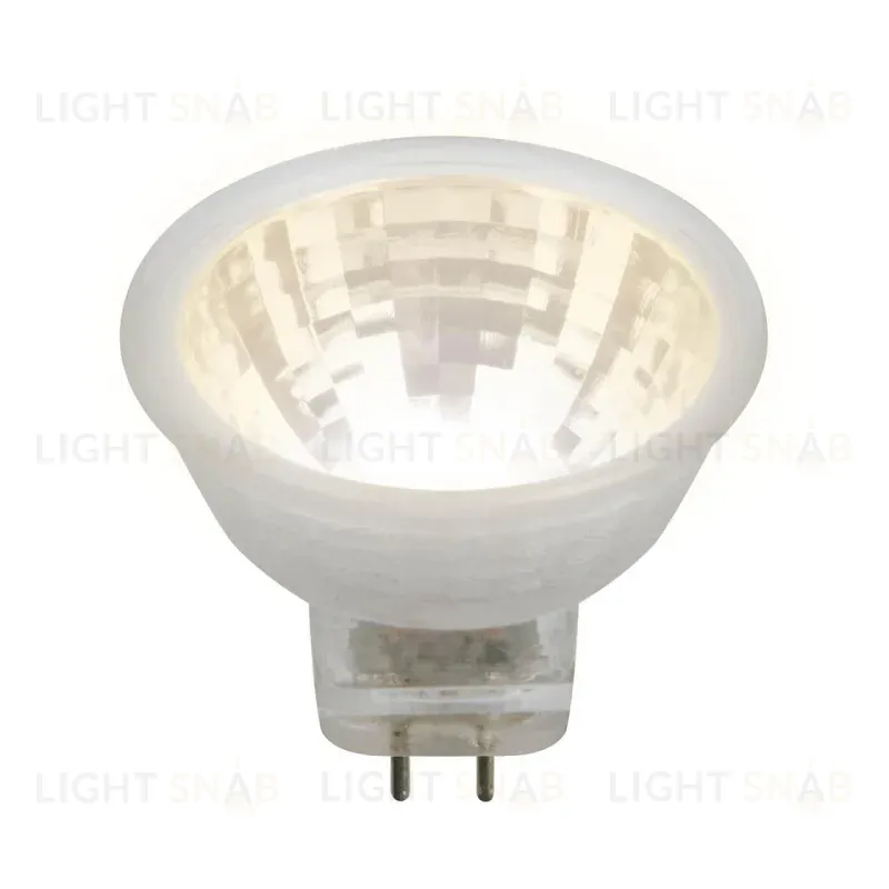 Лампа светодиодная (UL-00001700) Uniel GU4 3W 3000K прозрачная LED-MR11-3W/WW/GU4 GLZ21TR LED-MR11-3W/WW/GU4 GLZ21TR