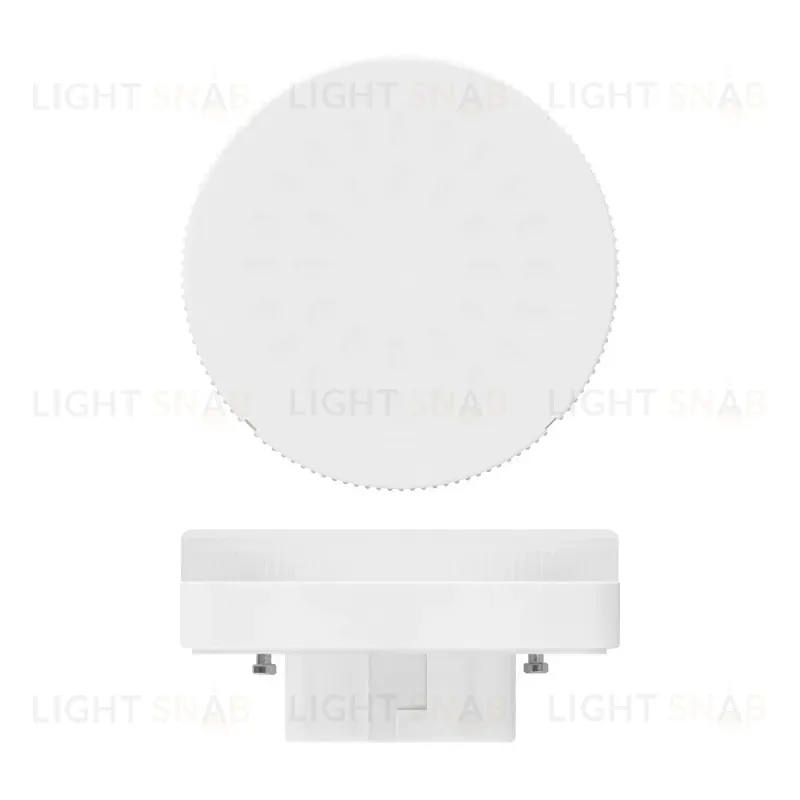 Лампа светодиодная (UL-00001670) Uniel GX53 6W 3000K матовая LED-GX53-6W/WW/GX53/FR PLZ01WH LED-GX53-6W/WW/GX53/FR PLZ01WH