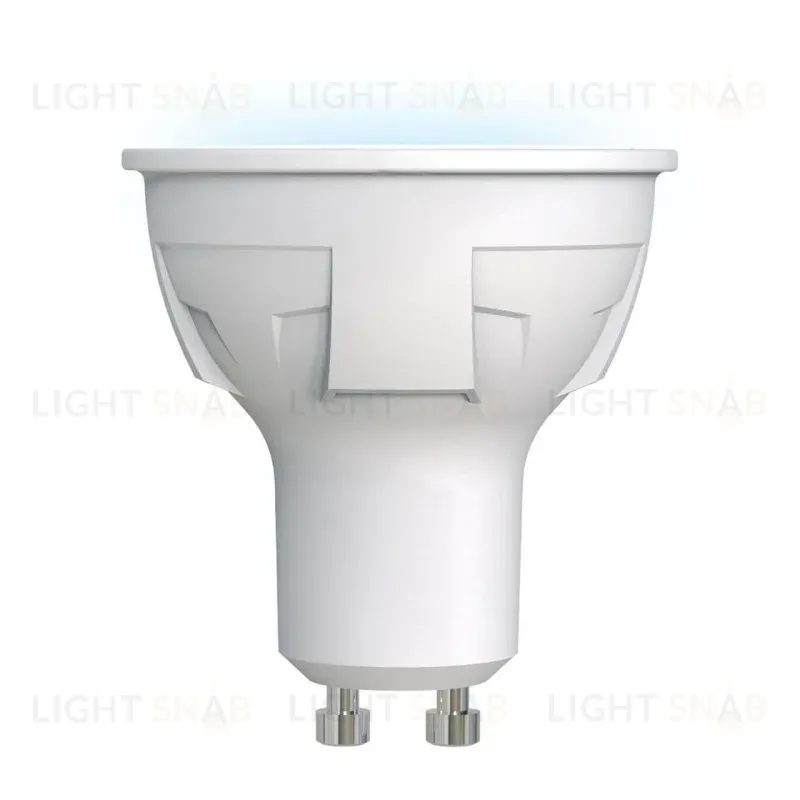 Лампа светодиодная (UL-00002421) Uniel GU10 6W 4000K матовая LED-JCDR 6W/NW/GU10/FR PLP01WH LED-JCDR 6W/NW/GU10/FR PLP01WH картон
