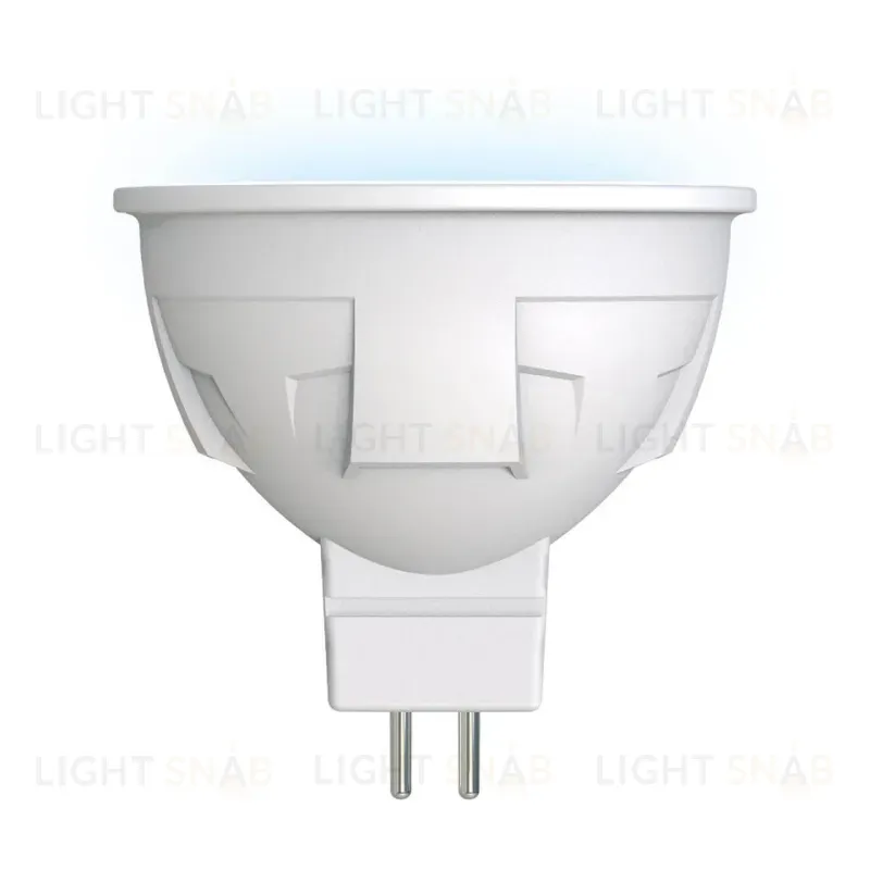 Лампа светодиодная (UL-00002422) Uniel GU5.3 6W 4000K матовая LED-JCDR 6W/NW/GU5.3/FR PLP01WH LED-JCDR 6W/NW/GU5.3/FR PLP01WH картон