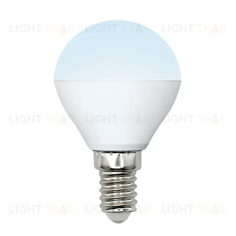 Лампа светодиодная (UL-00002376) Uniel E14 6W 4000K матовая LED-G45-6W/NW/E14/FR/MB PLM11WH LED-G45-6W/NW/E14/FR/MB PLM11WH картон