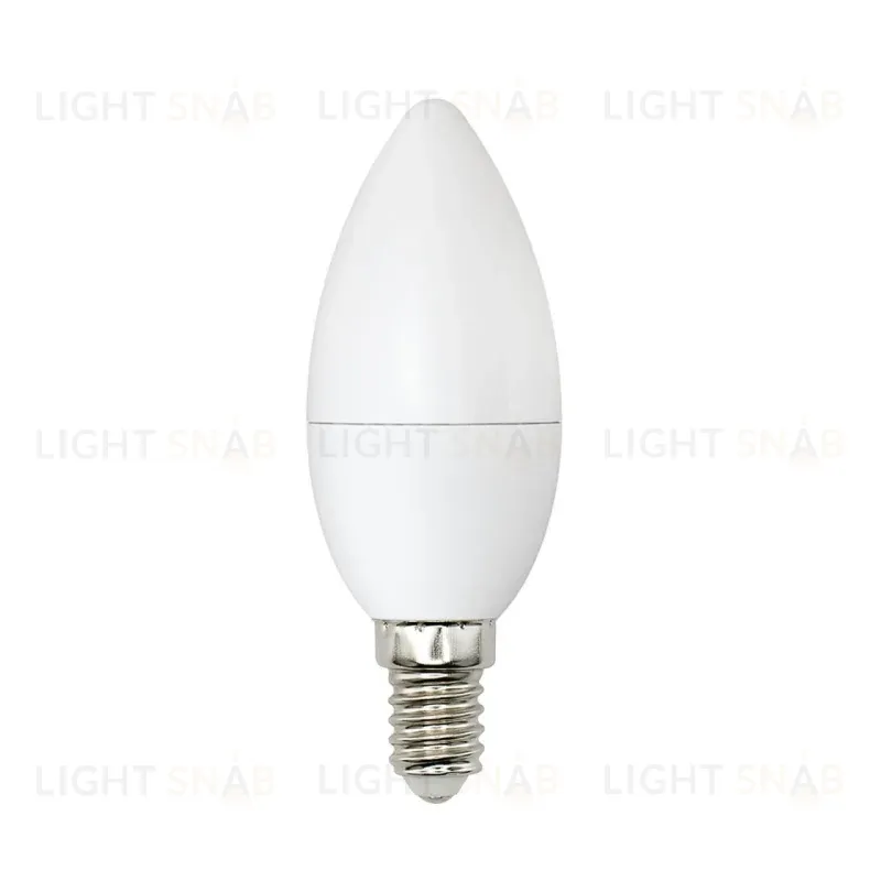 Лампа светодиодная (UL-00001570) Uniel E14 6W 4000K матовая LED-C37-6W/WW+NW/E14/FR PLB01WH LED-C37-6W/WW+NW/E14/FR PLB01WH картон