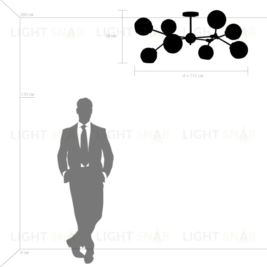Потолочная люстра Lightstar Beta 785086 785086