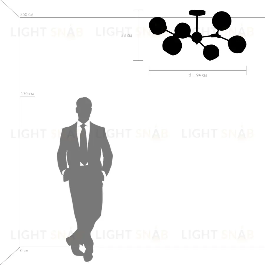 Потолочная люстра Lightstar Beta 785067 785067