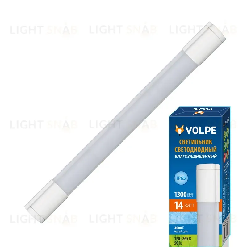 Потолочный светодиодный светильник (UL-00002581) Volpe ULT-Q218 14W/NW IP65 White ULT-Q218 14W/NW IP65 White