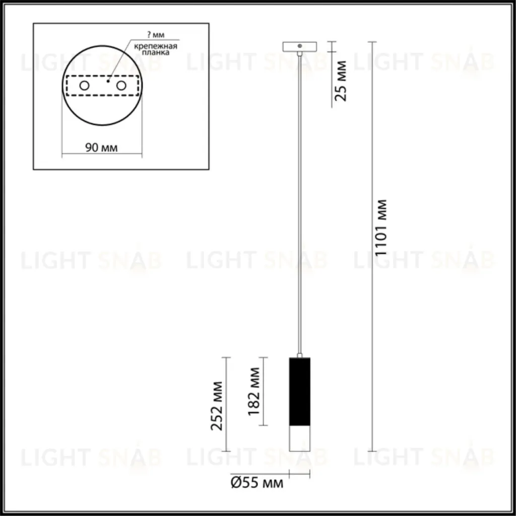 Подвесной светильник Odeon Light Corse 3876/1L 3876/1L