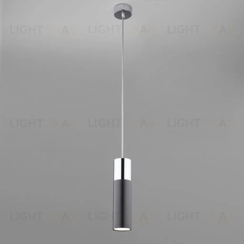 Подвесной светильник Eurosvet Double Topper 50135/1 LED хром/черный 50135/1 LED хром/черный