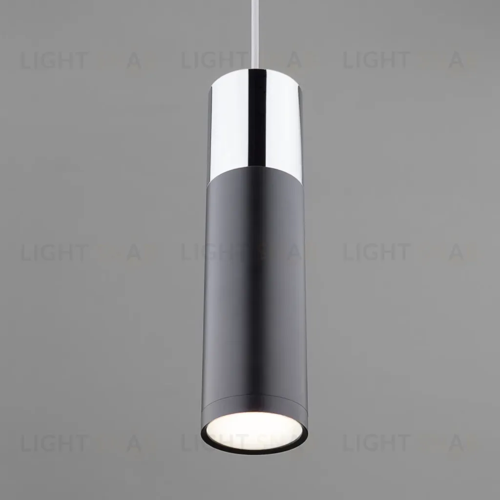 Подвесной светильник Eurosvet Double Topper 50135/1 LED хром/черный 50135/1 LED хром/черный