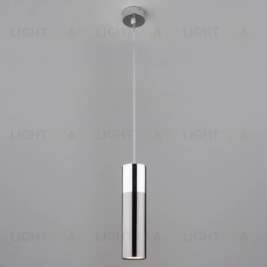 Подвесной светильник Eurosvet Double Topper 50135/1 LED хром/черный жемчуг 50135/1 LED хром/черный жемчуг