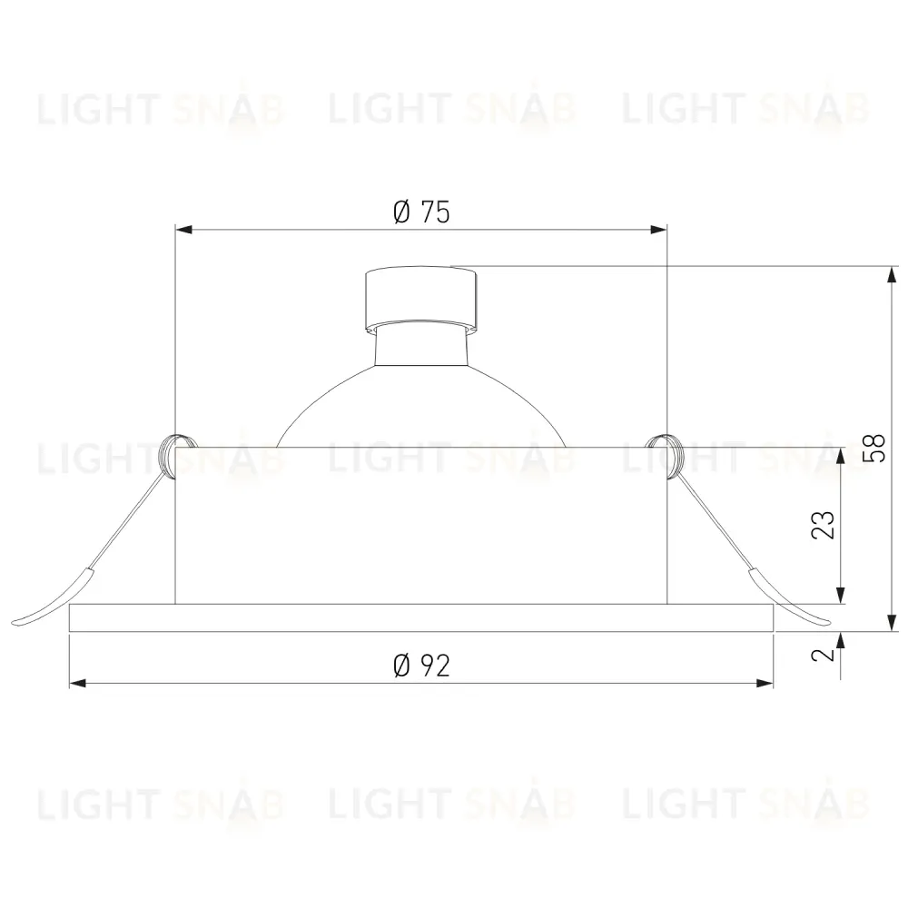 Встраиваемый светильник Elektrostandard 1061/1 MR16 WH белый 4690389095474 4690389095474