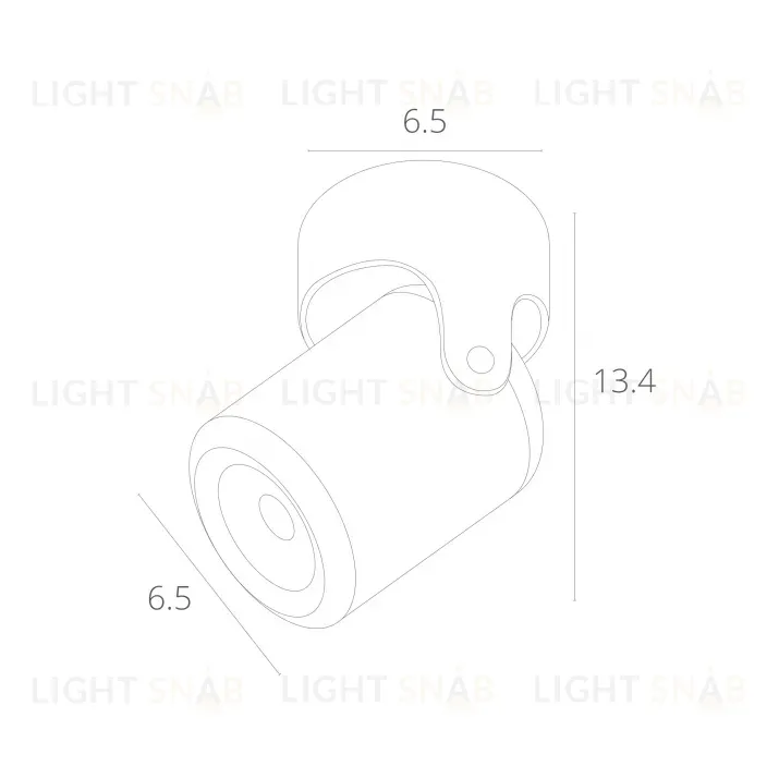 Спот Arte Lamp A3316PL-1WH A3316PL-1WH