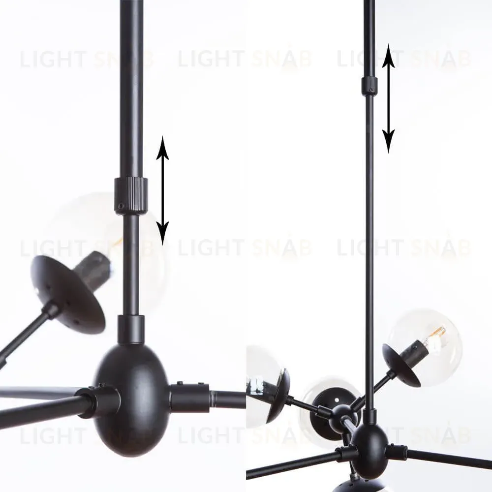 Подвесная люстра Arte Lamp A1664SP-12BK A1664SP-12BK