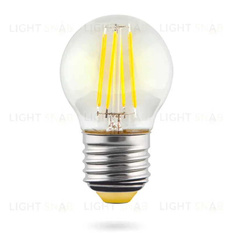 Лампа светодиодная Voltega E27 6W 4000К прозрачная VG10-G1E27cold6W-F 7024 7024