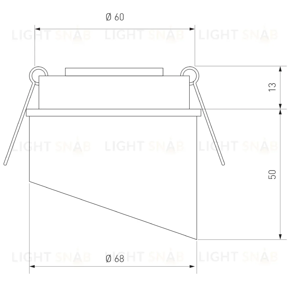 Встраиваемый светильник Elektrostandard 7005 MR16 WH/GD белый/золото 4690389123672 4690389123672
