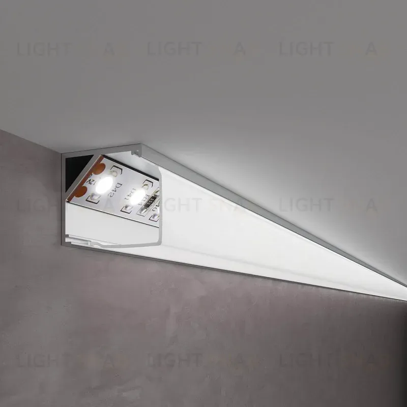 Профиль квадратный алюминиевый Elektrostandard LL-2-ALP009 4690389130915 4690389130915