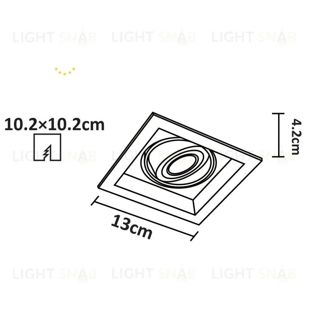 Встраиваемый светильник Arte Lamp A6661PL-1WH A6661PL-1WH
