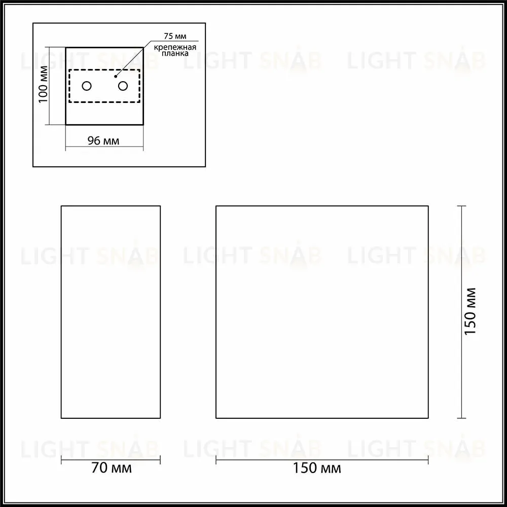 Настенный светильник Odeon Light Gips 3883/1W 3883/1W