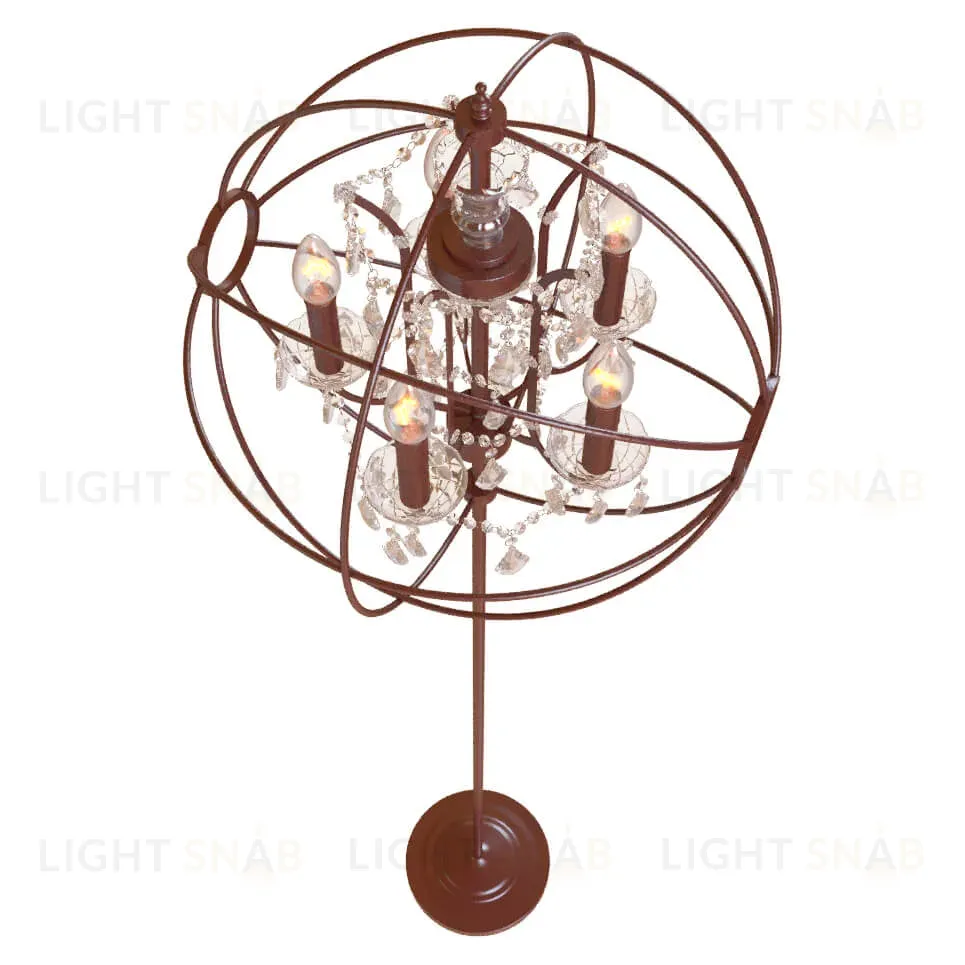 Торшер LOFT IT Foucaults orb crystal Loft1897FT Loft1897FT