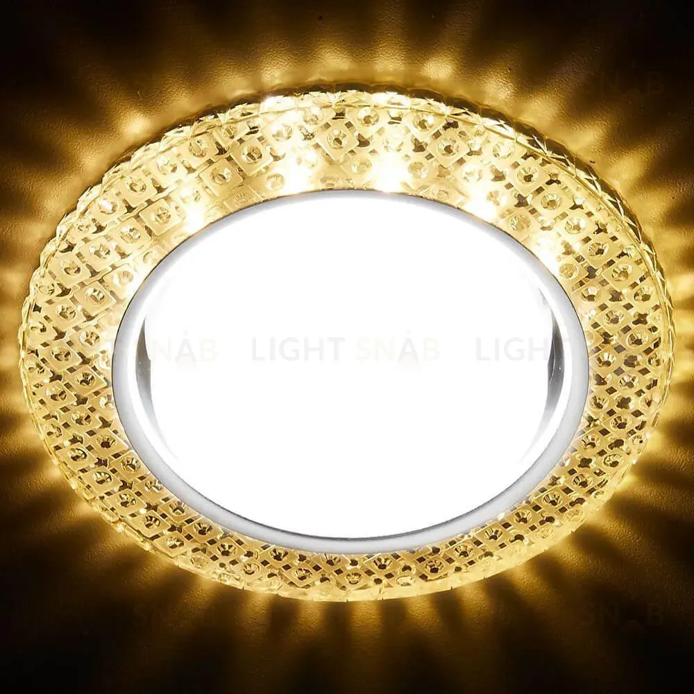 Встраиваемый светодиодный светильник Ambrella Light GX53 LED G296 CL/CLD G296 CL/CLD