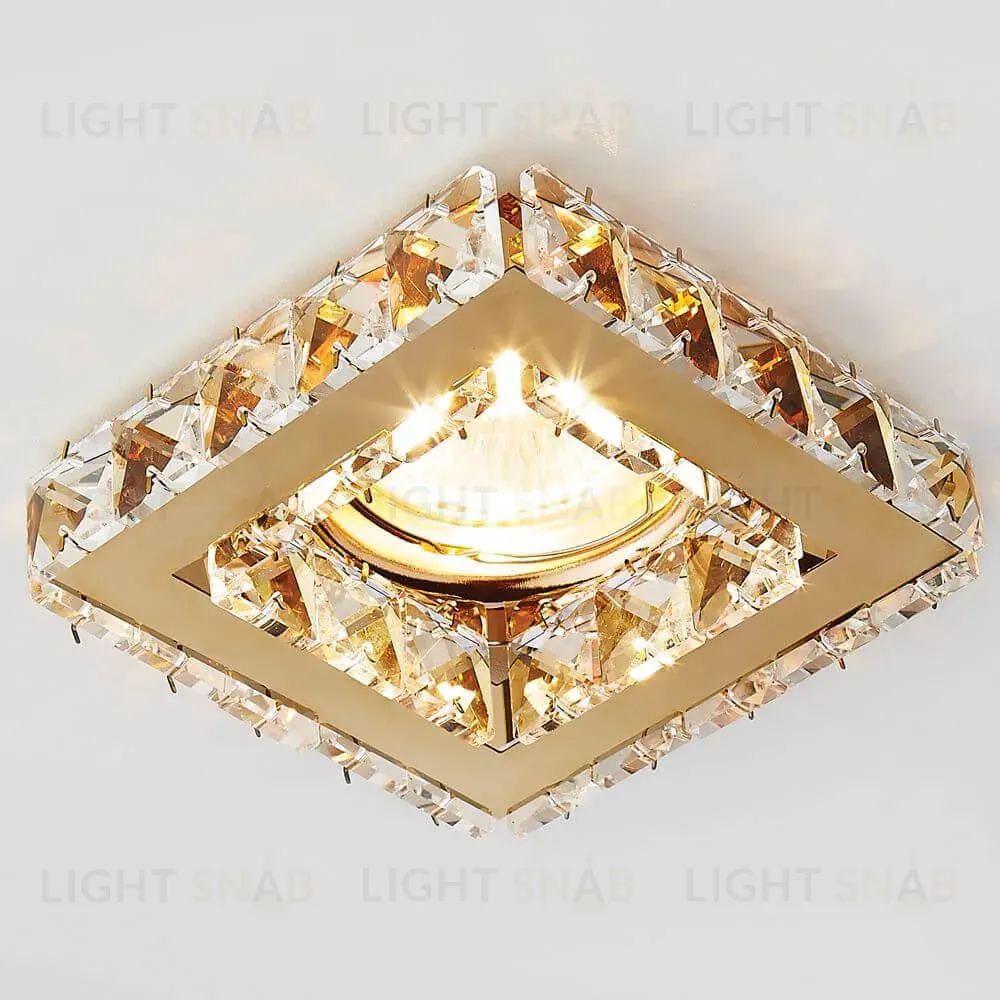 Встраиваемый светильник Ambrella Light Crystal K110 CL/G K110 CL/G