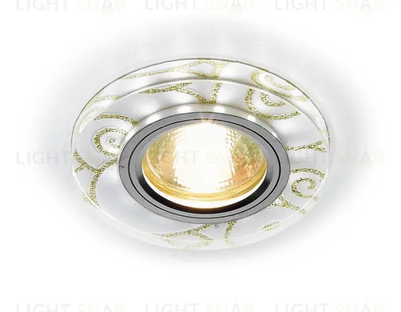 Встраиваемый светодиодный светильник Ambrella Light Led S231 WH/G S231 WH/G