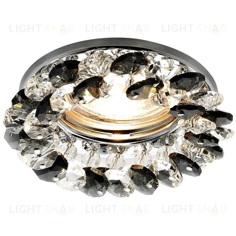 Встраиваемый светильник Ambrella Light Crystal K206 BK/CH K206 BK/CH
