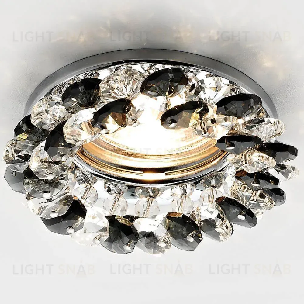 Встраиваемый светильник Ambrella Light Crystal K206 BK/CH K206 BK/CH