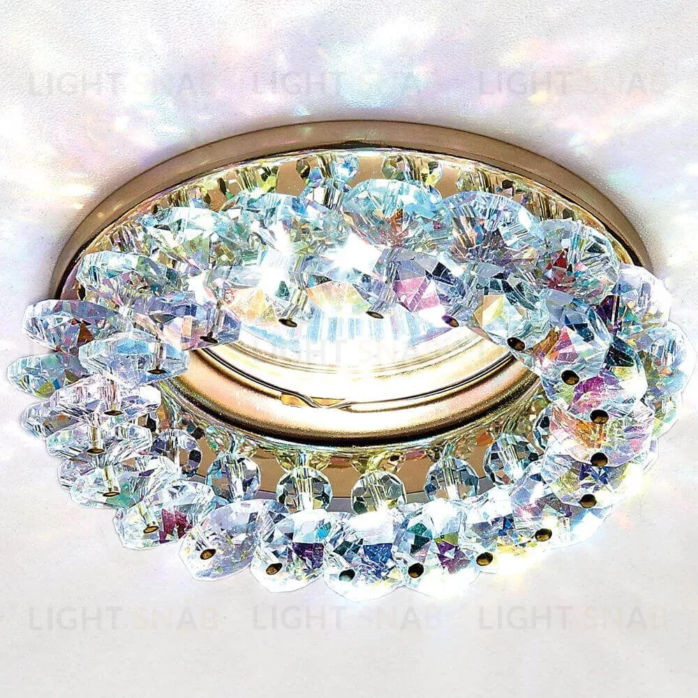 Встраиваемый светильник Ambrella Light Crystal K206 MULTI/G K206 MULTI/G