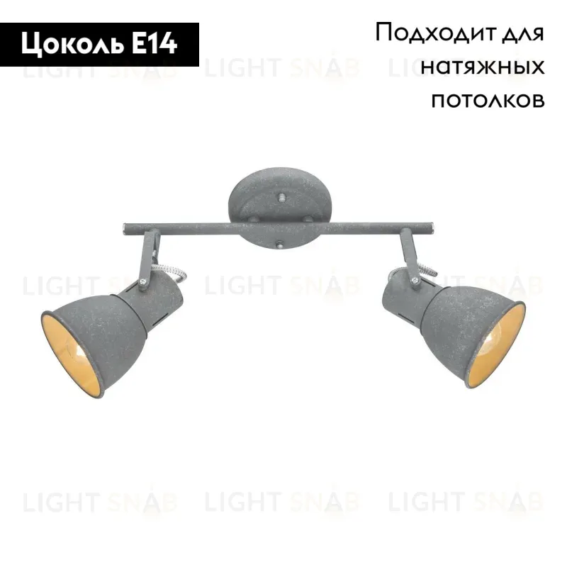 Спот Arte Lamp A1677PL-2GY A1677PL-2GY