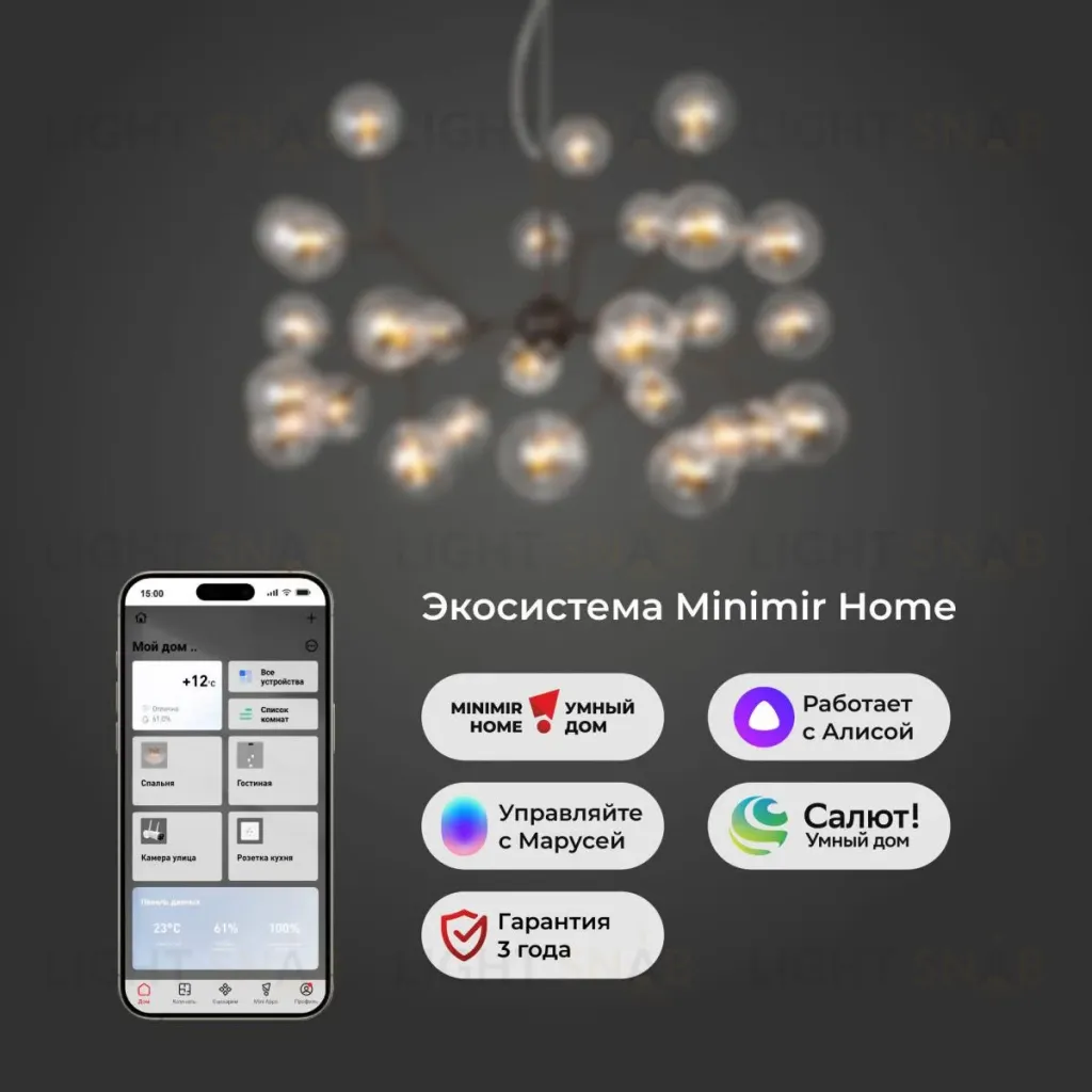 Подвесная люстра Bogates Pallina 545 Smart 00000086053 545 Smart