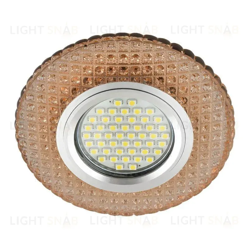Встраиваемый светильник Fametto Luciole DLS-L135 Gu5.3 Glassy/Light Tea DLS-L135 Gu5.3 Glassy/Light Tea