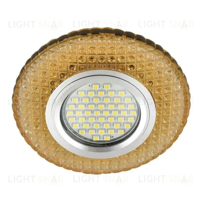 Встраиваемый светильник Fametto Luciole DLS-L135 Gu5.3 Glassy/Gold DLS-L135 Gu5.3 Glassy/Gold