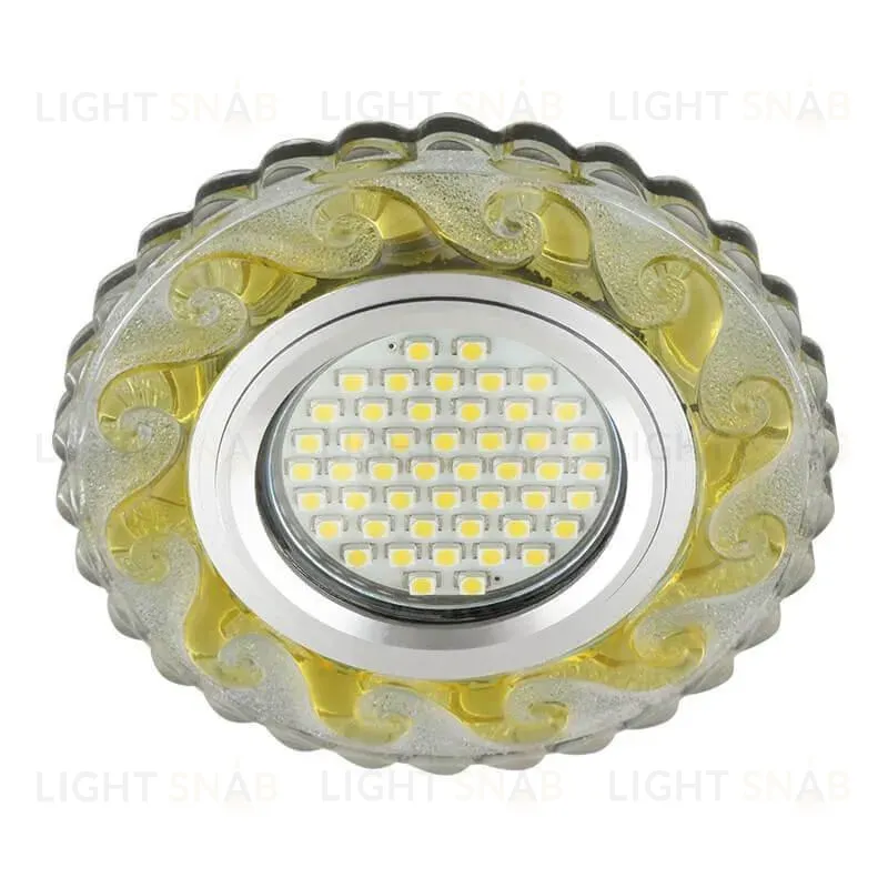 Встраиваемый светильник Fametto Luciole DLS-L139 Gu5.3 Glassy/Gold DLS-L139 Gu5.3 Glassy/Gold