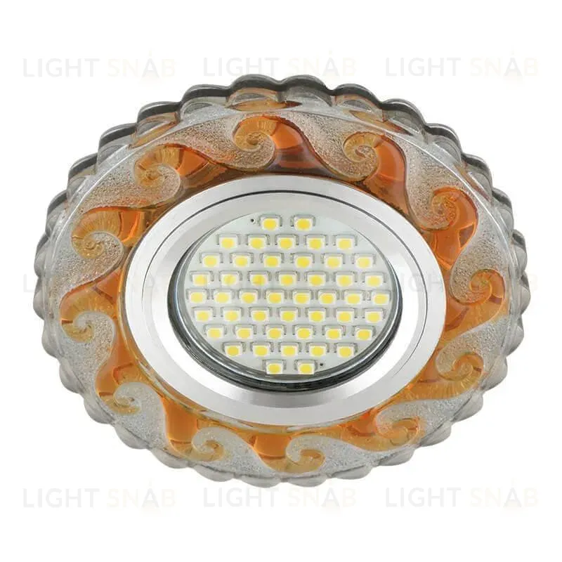Встраиваемый светильник Fametto Luciole DLS-L139 Gu5.3 Glassy/Tea DLS-L139 Gu5.3 Glassy/Tea