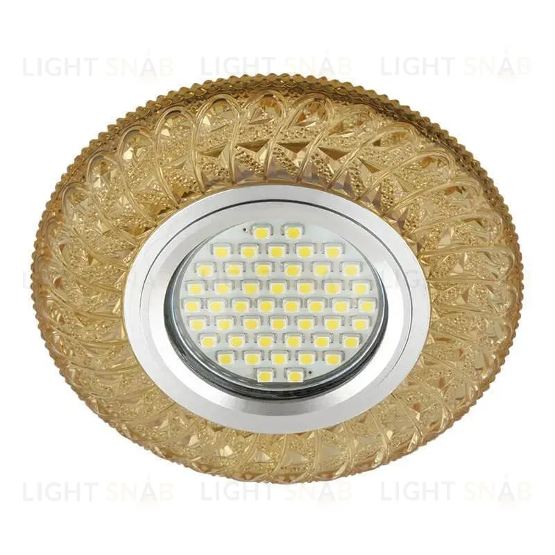 Встраиваемый светильник Fametto Luciole DLS-L144 Gu5.3 Glassy/Gold DLS-L144 Gu5.3 Glassy/Gold
