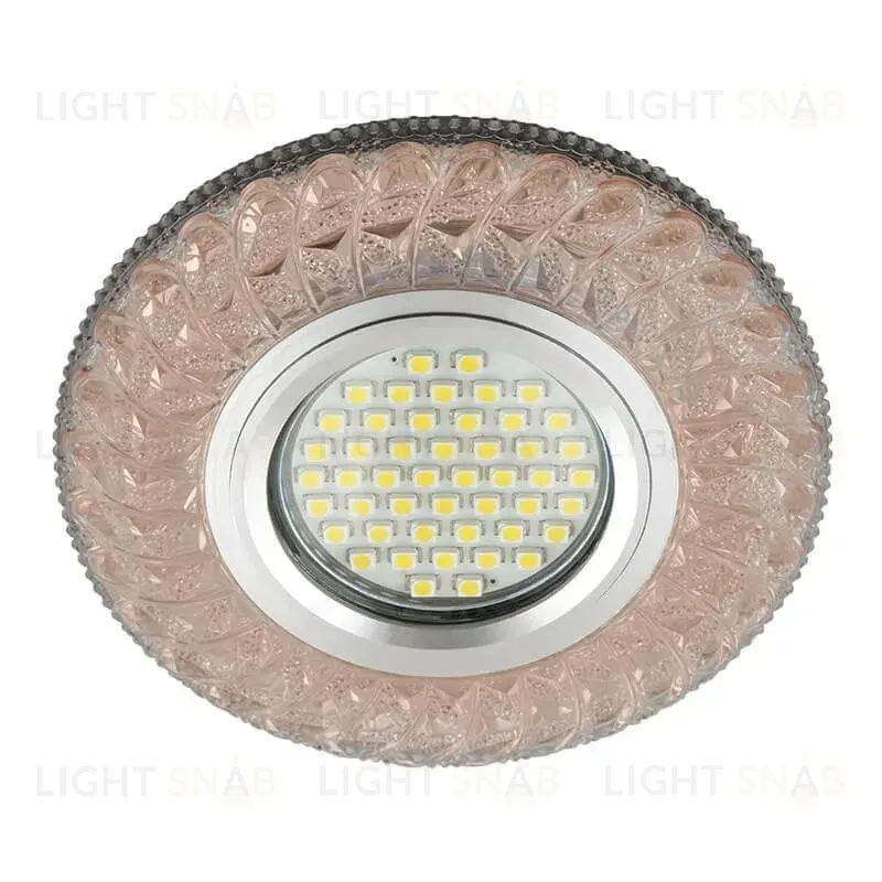 Встраиваемый светильник Fametto Luciole DLS-L144 Gu5.3 Glassy/Light Tea DLS-L144 Gu5.3 Glassy/Light Tea