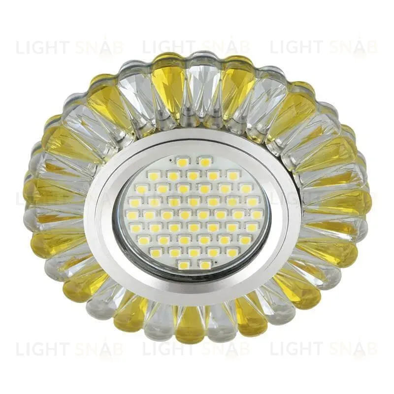 Встраиваемый светильник Fametto Luciole DLS-L145 Gu5.3 Glassy/Gold DLS-L145 Gu5.3 Glassy/Gold