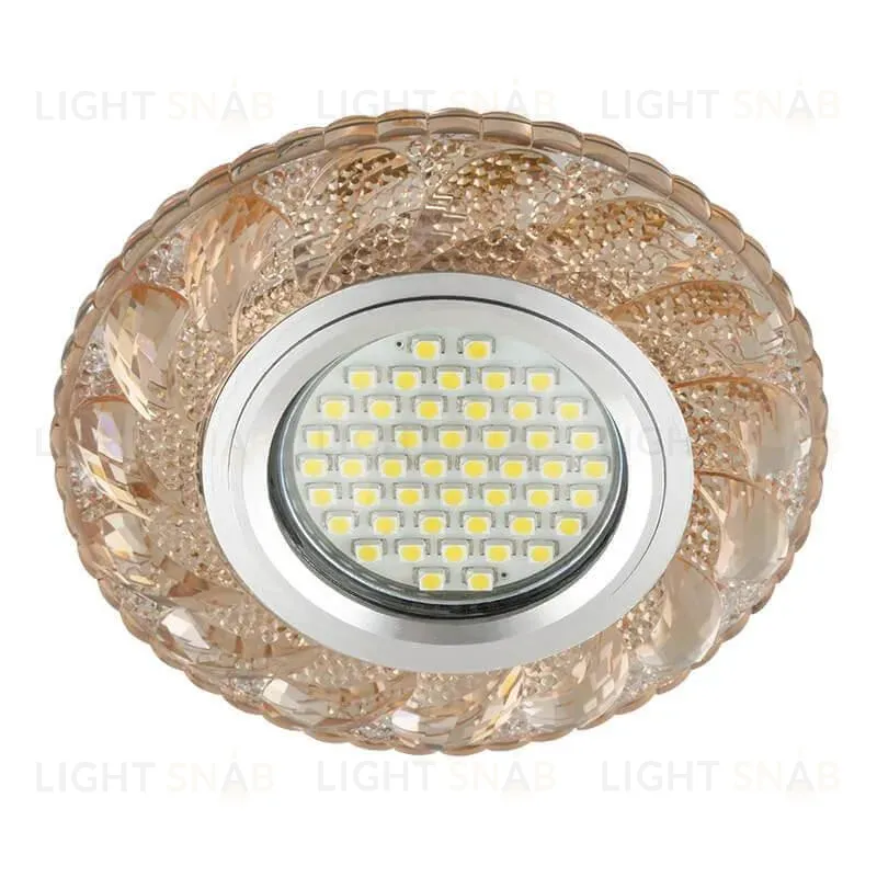 Встраиваемый светильник Fametto Luciole DLS-L147 Gu5.3 Glassy/Tea DLS-L147 Gu5.3 Glassy/Tea