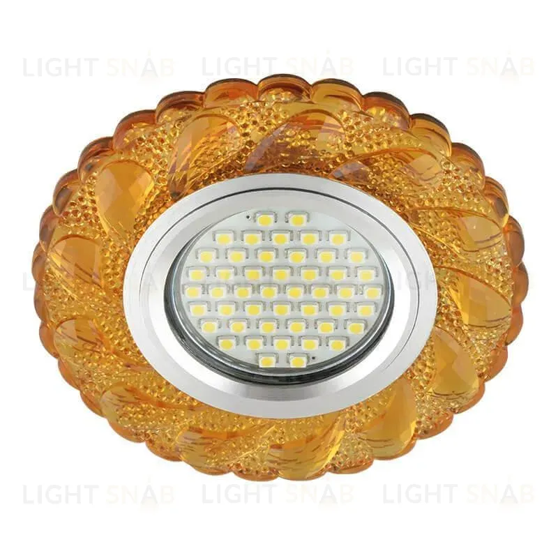 Встраиваемый светильник Fametto Luciole DLS-L147 Gu5.3 Glassy/Gold DLS-L147 Gu5.3 Glassy/Gold