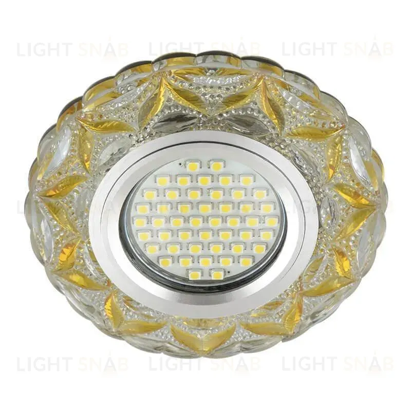 Встраиваемый светильник Fametto Luciole DLS-L149 Gu5.3 Glassy/Light Gold DLS-L149 Gu5.3 Glassy/Light Gold