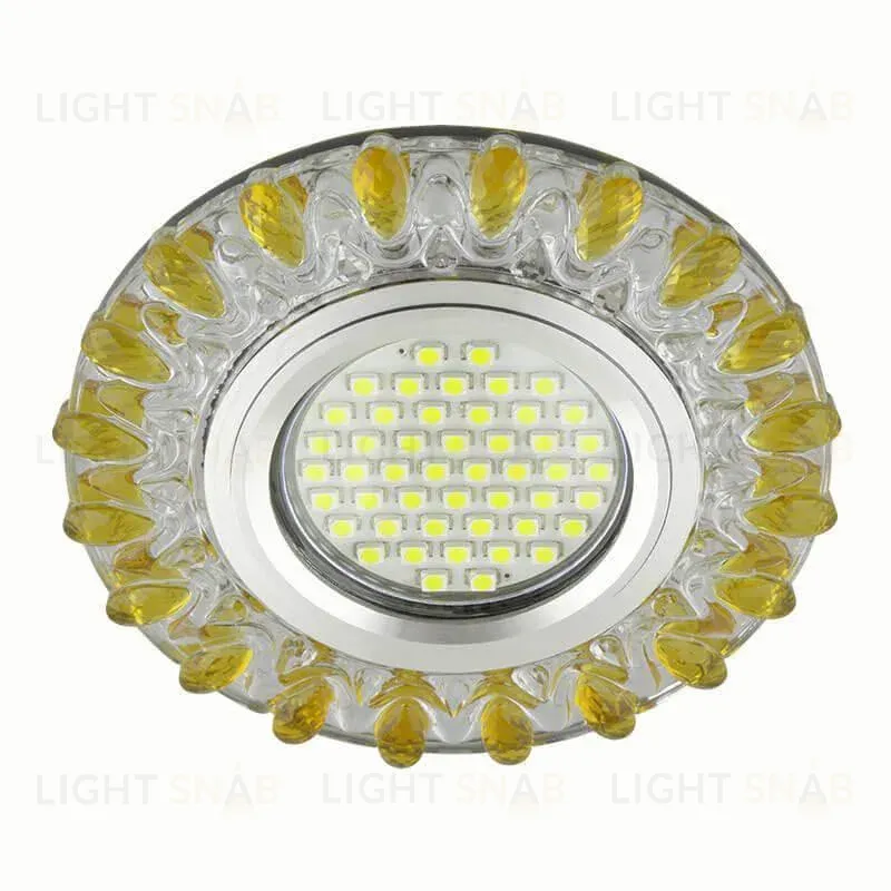 Встраиваемый светильник Fametto Luciole DLS-L148 Gu5.3 Glassy/Gold DLS-L148 Gu5.3 Glassy/Gold