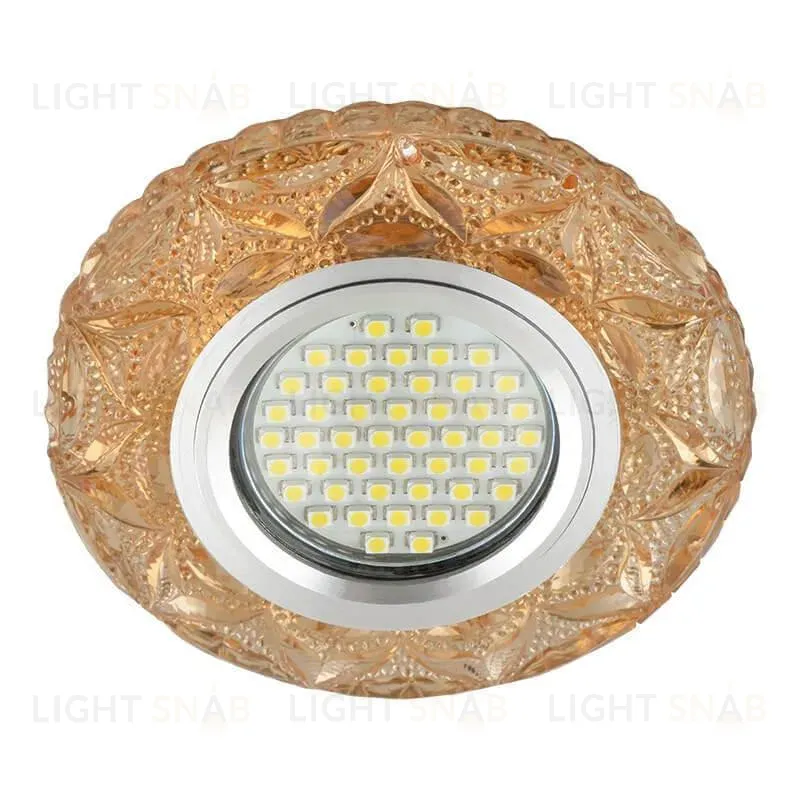 Встраиваемый светильник Fametto Luciole DLS-L149 Gu5.3 Glassy/Tea DLS-L149 Gu5.3 Glassy/Tea