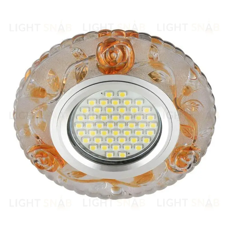 Встраиваемый светильник Fametto Luciole DLS-L150 Gu5.3 Glassy/Gold DLS-L150 Gu5.3 Glassy/Gold