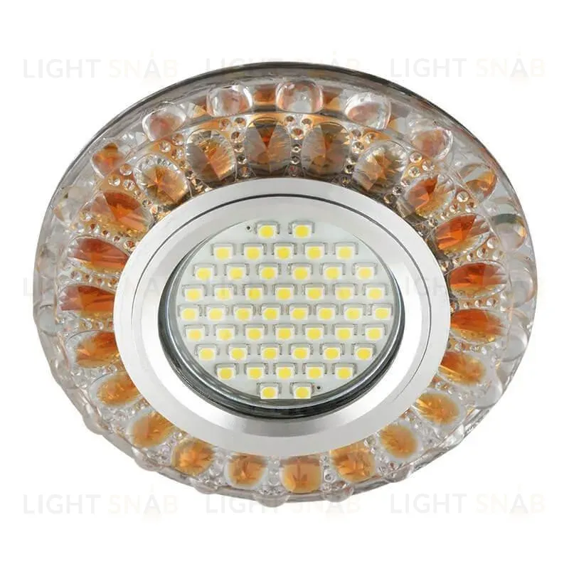 Встраиваемый светильник Fametto Luciole DLS-L151 Gu5.3 Glassy/Gold DLS-L151 Gu5.3 Glassy/Gold
