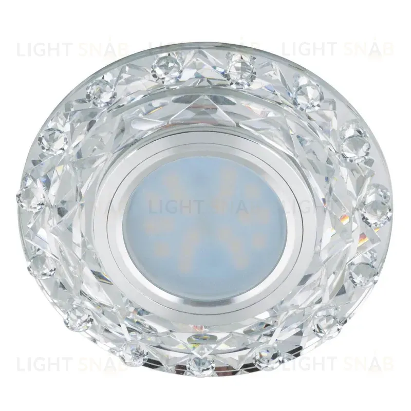 Встраиваемый светильник Fametto Luciole DLS-L130 GU5.3 Chrome/Clear DLS-L130 GU5.3 Chrome/Clear